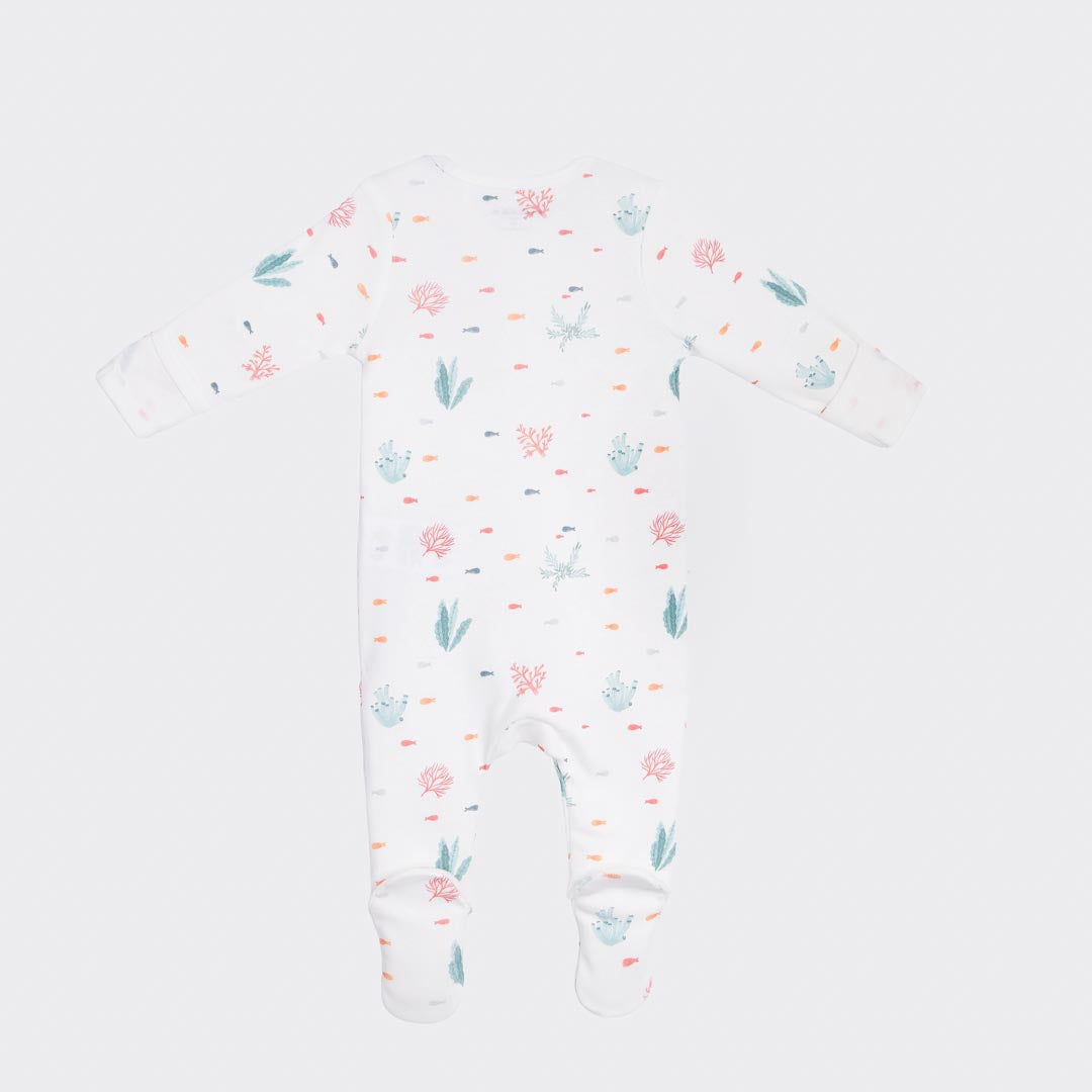 Pack of 2 Whale/ Stripe Sleep and Grow Zippy