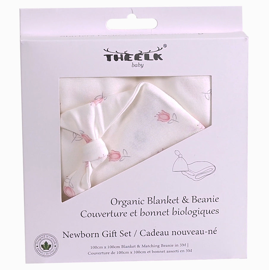 Tulip Blanket and Beanie set