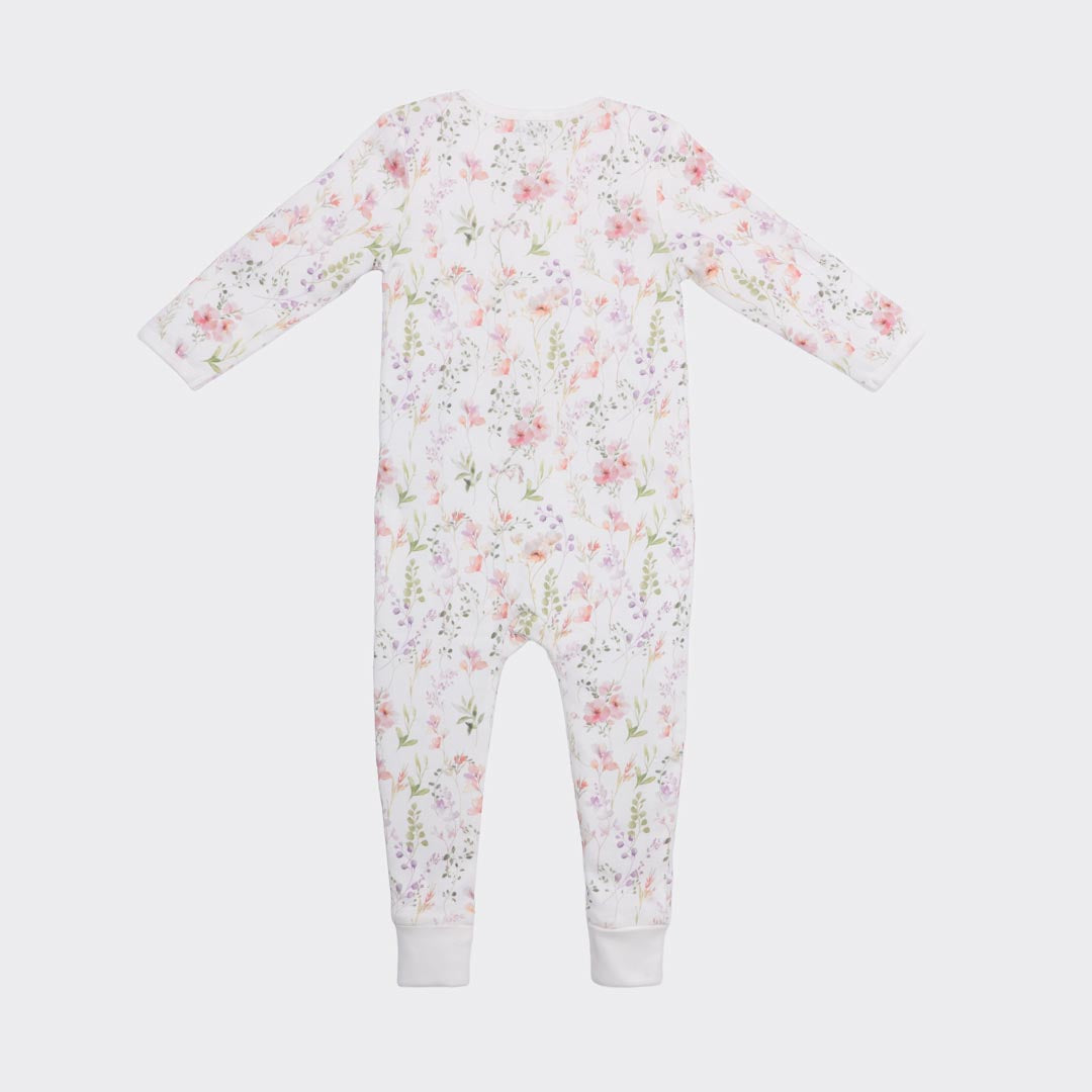 Floral Play and Grow Rib Foot Zippy