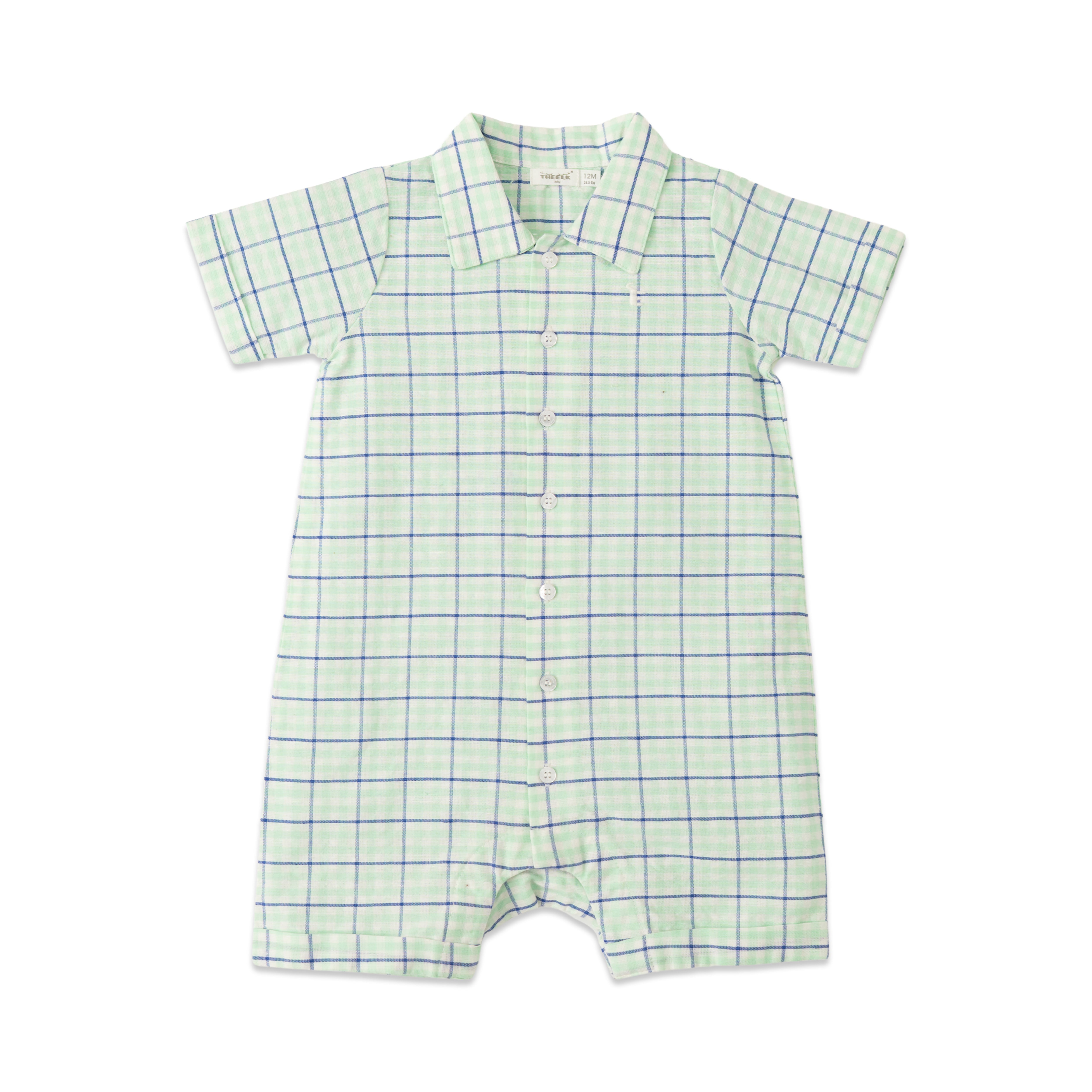 River Grass Polo Romper