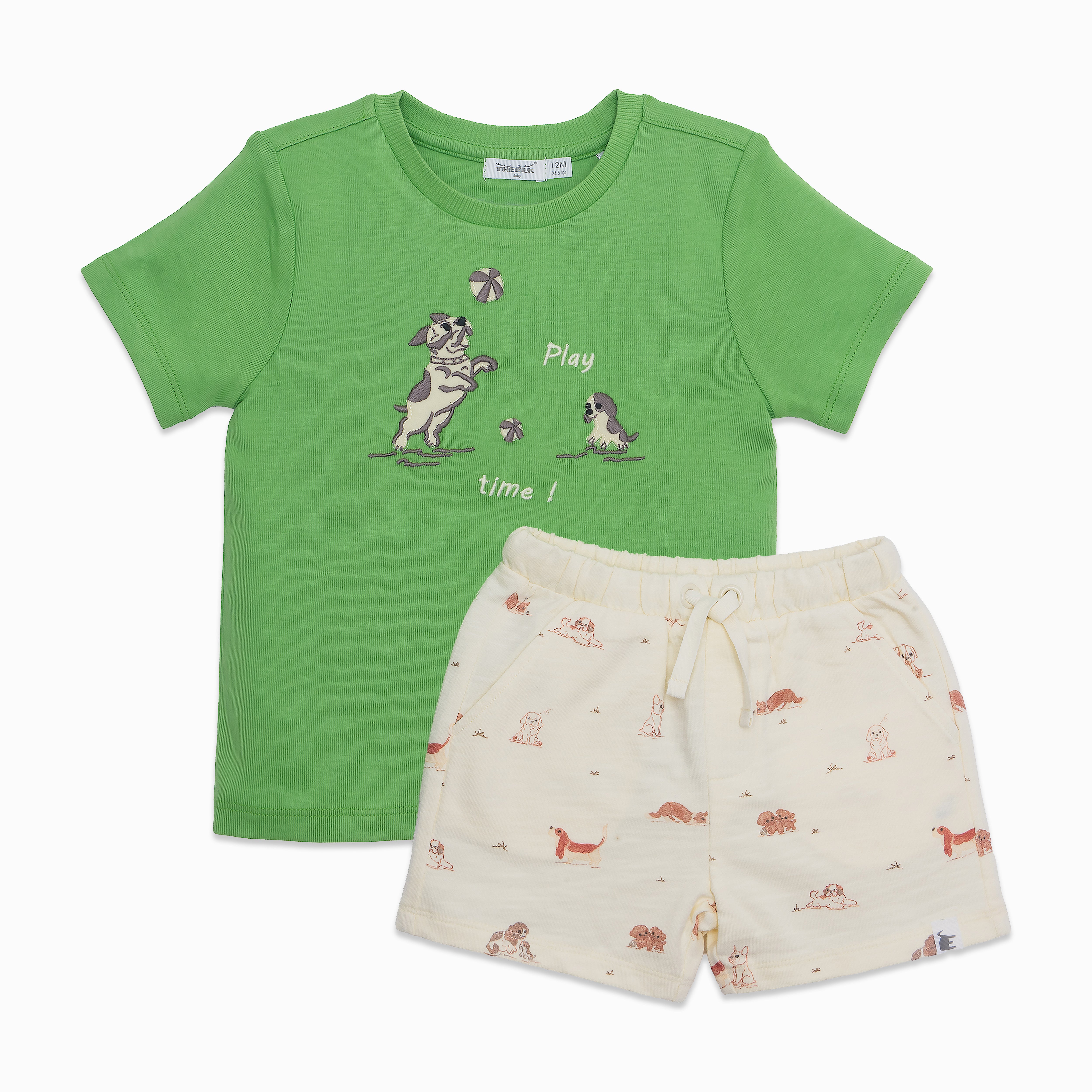 Dog Applique Bundle (Tee + Shorts )