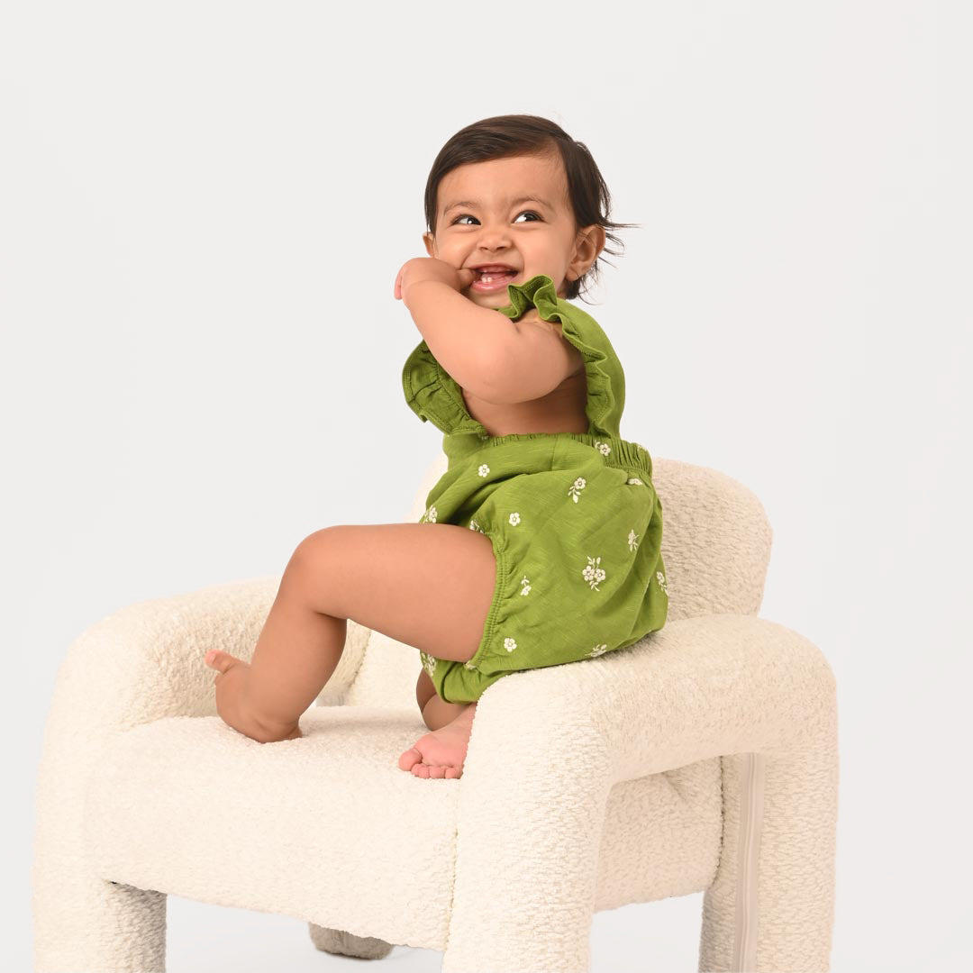 Floral Crossback Romper