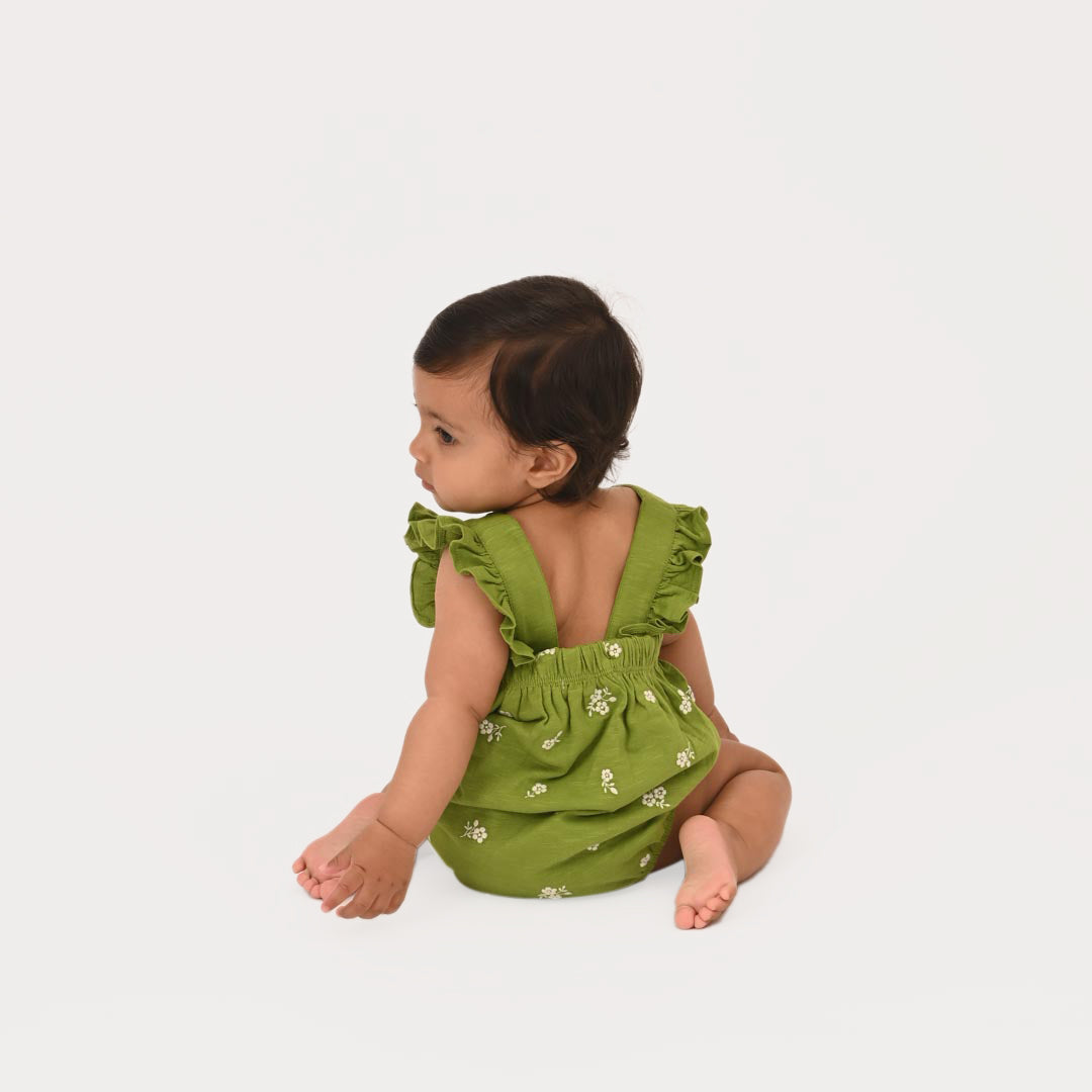 Floral Crossback Romper