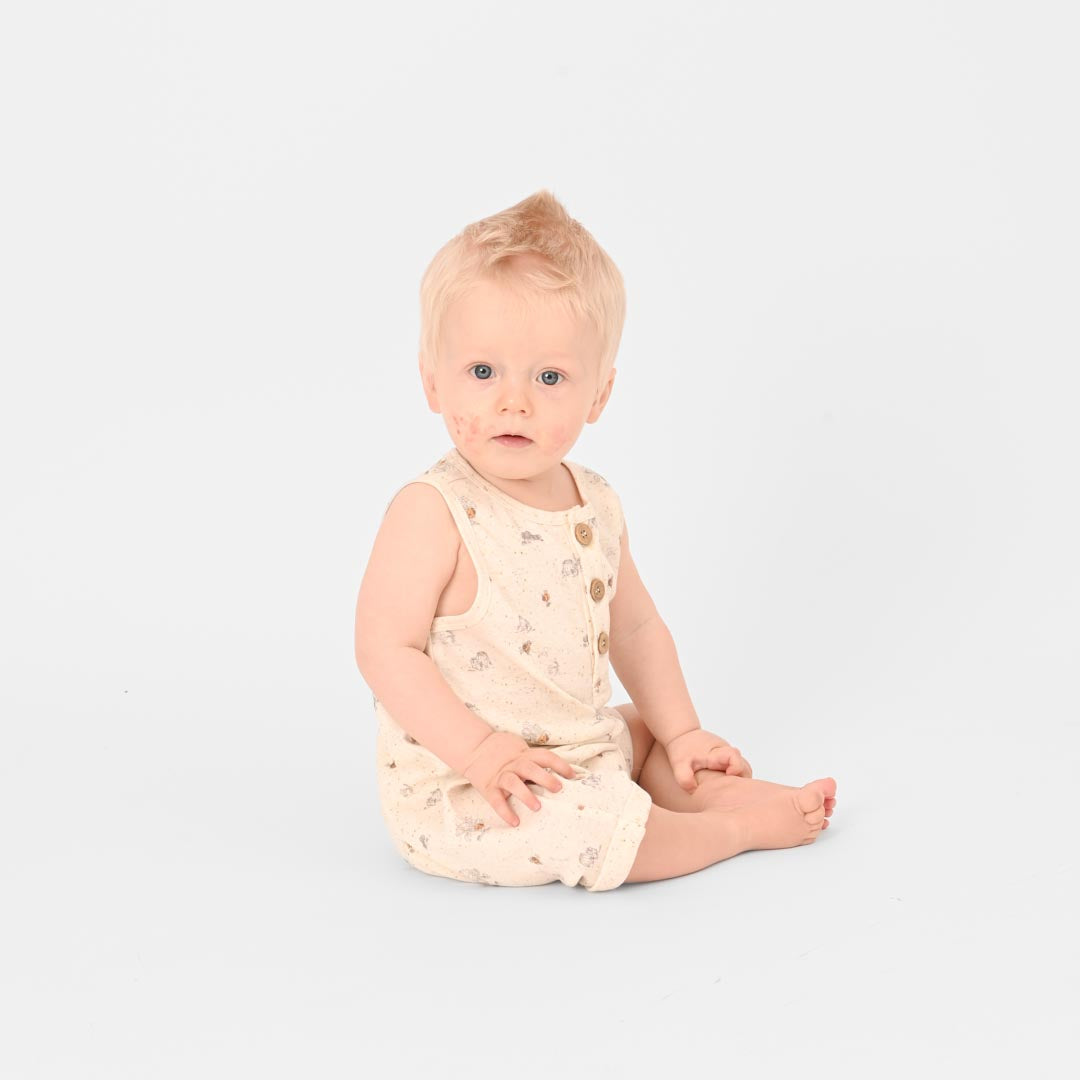 Bee house Sleeveless Romper