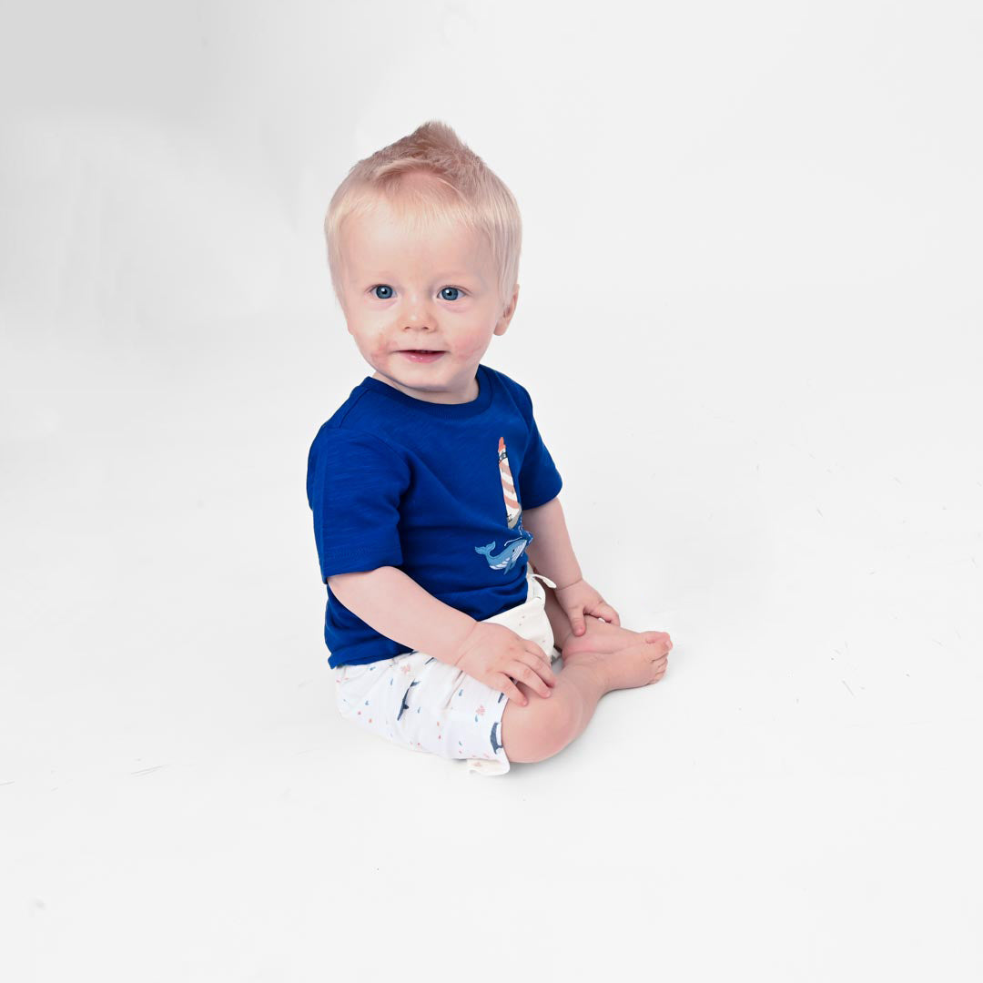 Sea Applique Bundle ( Tee + Shorts)