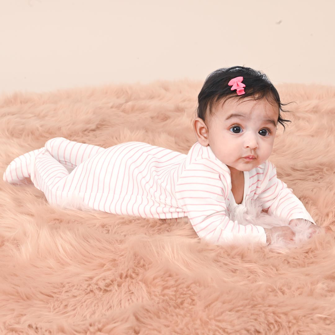 Pack of 2 Tulip/ Stripe Sleep and Grow Zippy