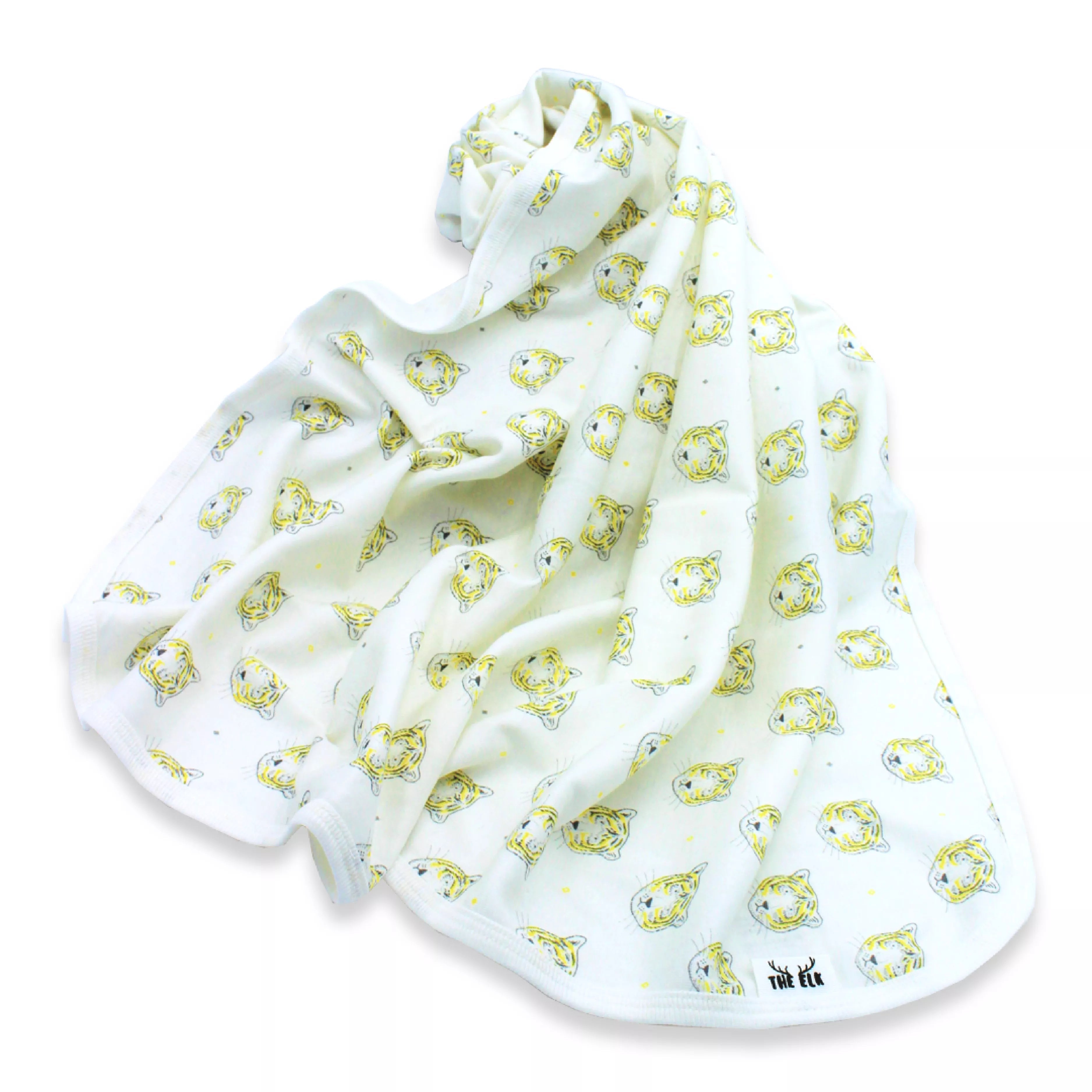 Tiger Print Baby Blanket - The Elk Baby