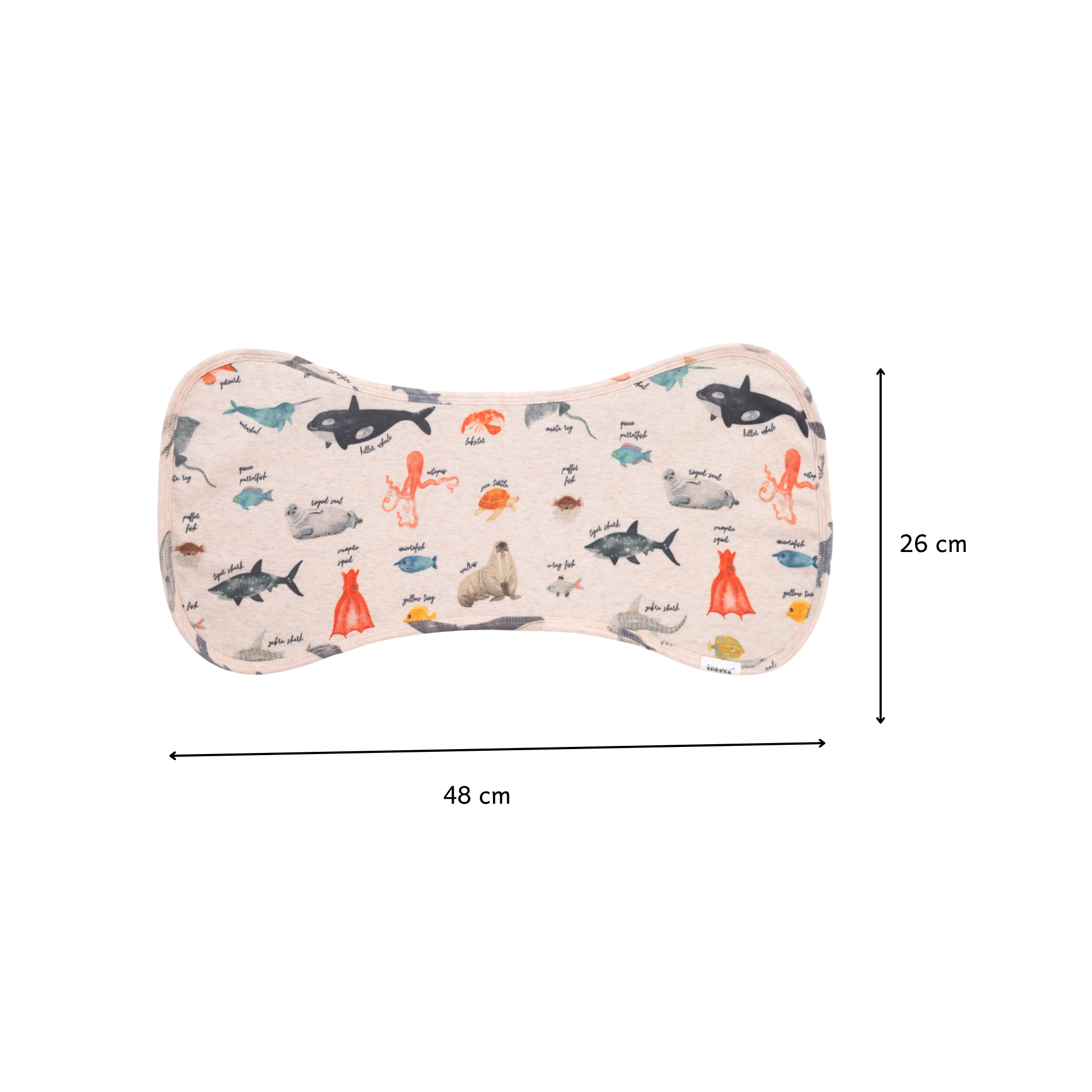 Set of 5, Super absorbent Burp Cloth - Maritime Print