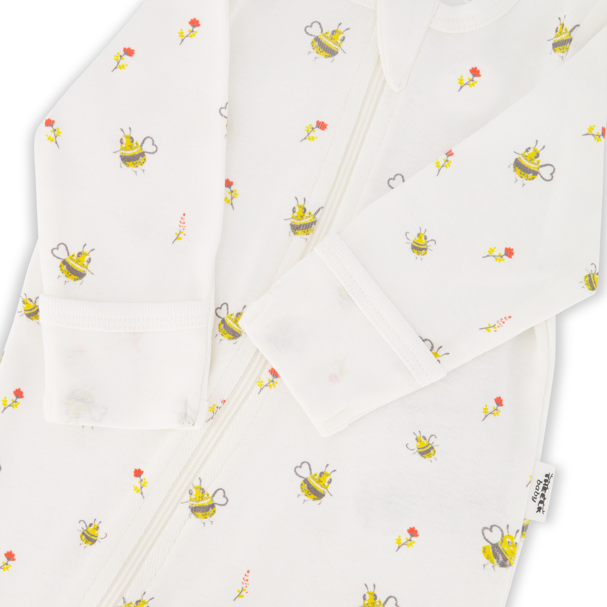 Bee Print Zipper suit