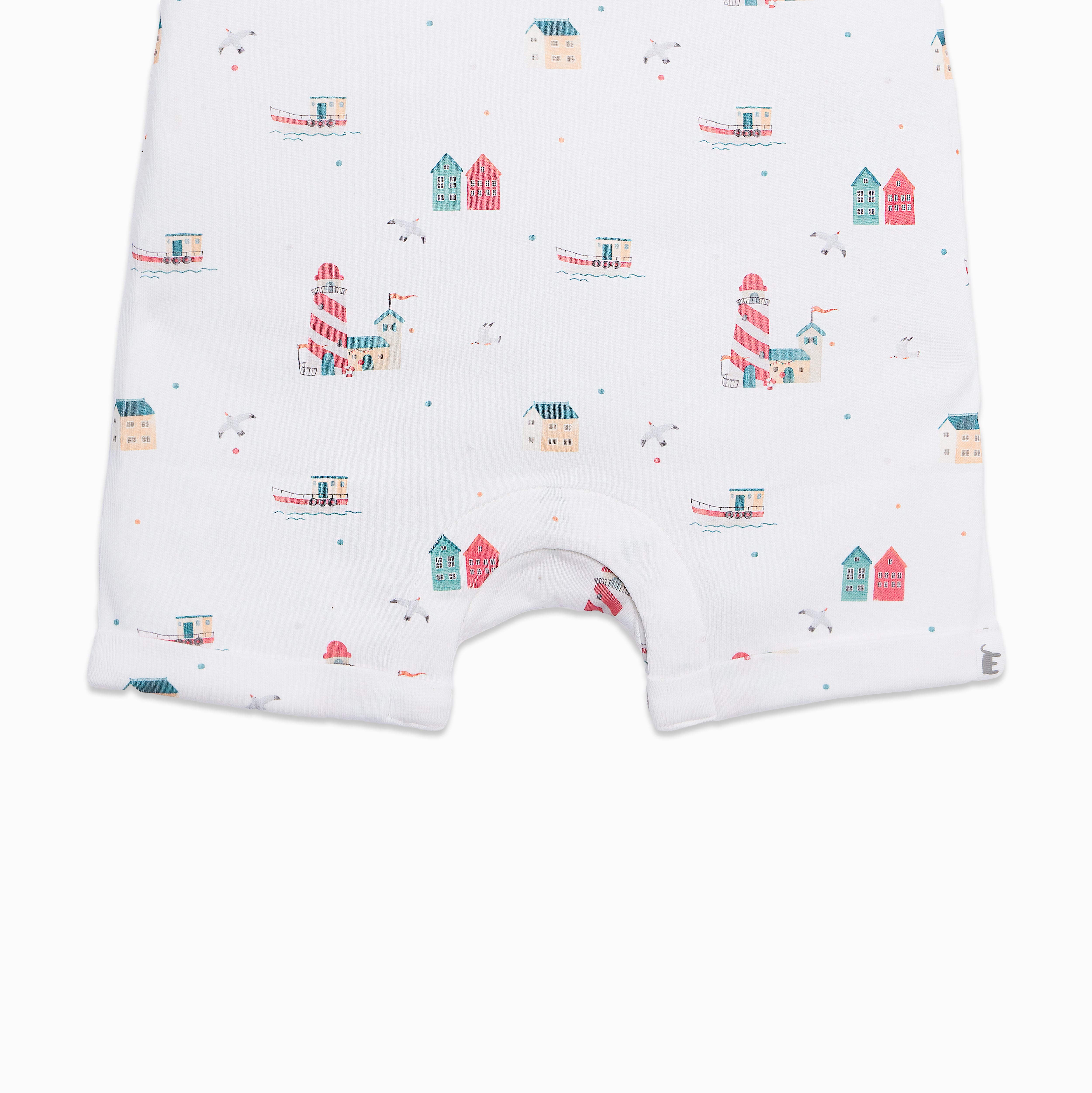 Sea Walk Sleeveless Romper