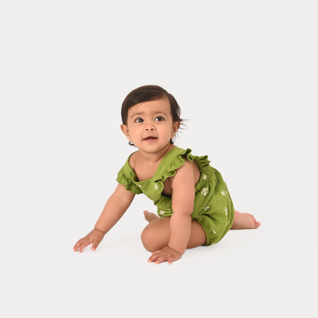 Floral Crossback Romper