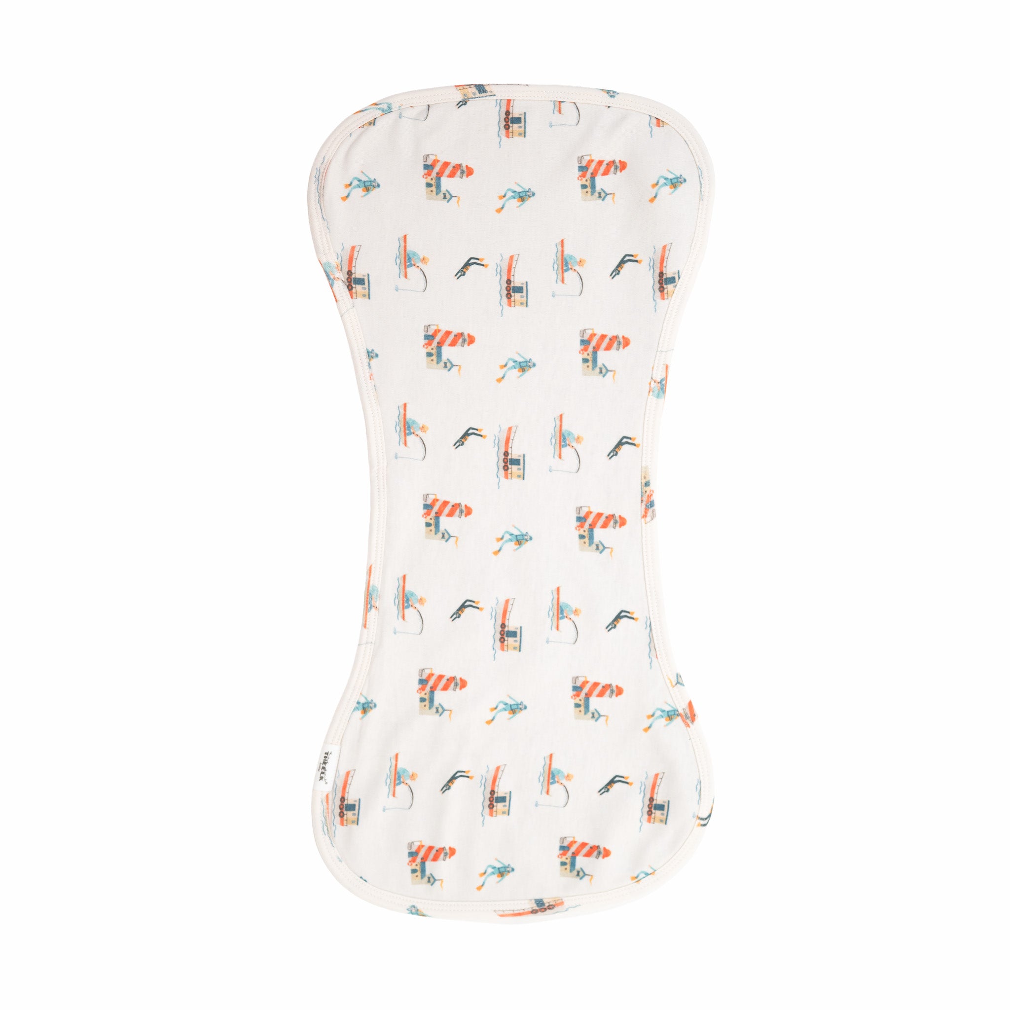 Set of 5, Super absorbent Burp Cloth - Maritime Print