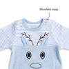 Elk Applique Grow Suit