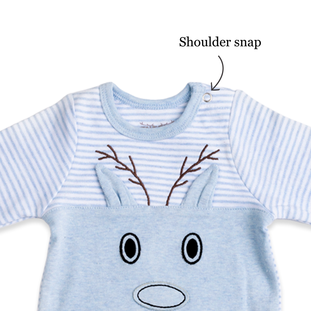 Elk Applique Grow Suit