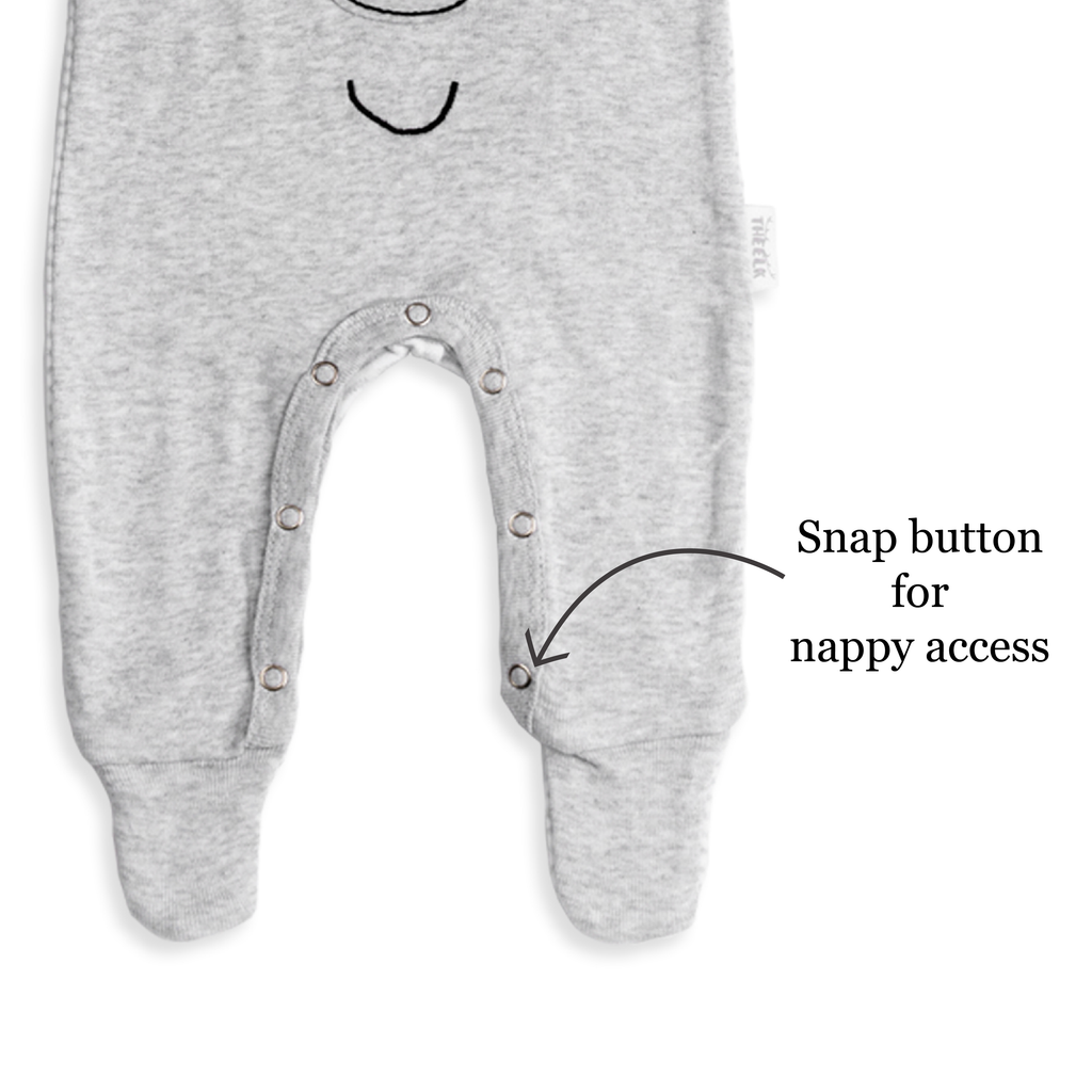 The Elk Applique unisex grow suit