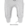 The Elk Applique unisex grow suit