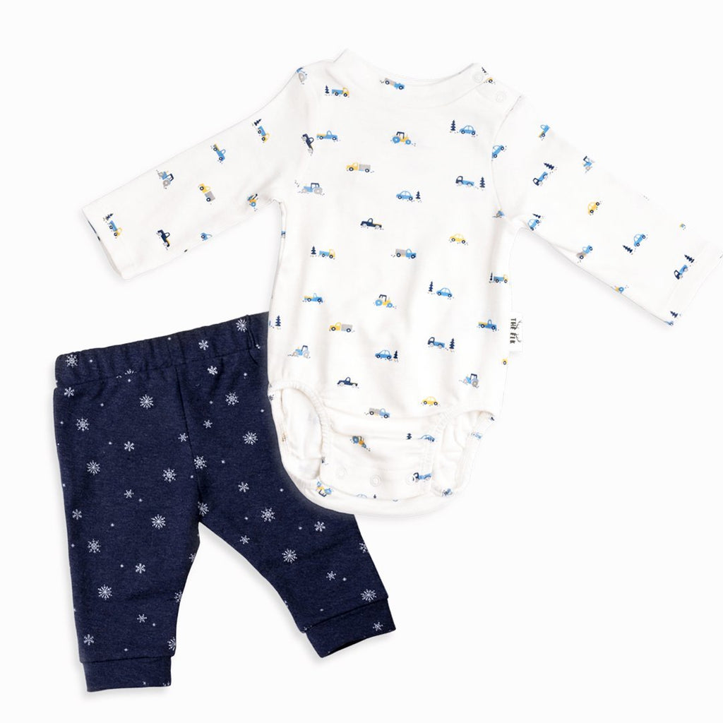 Car print Baby boy Outfit (2 Piece) - The Elk Baby