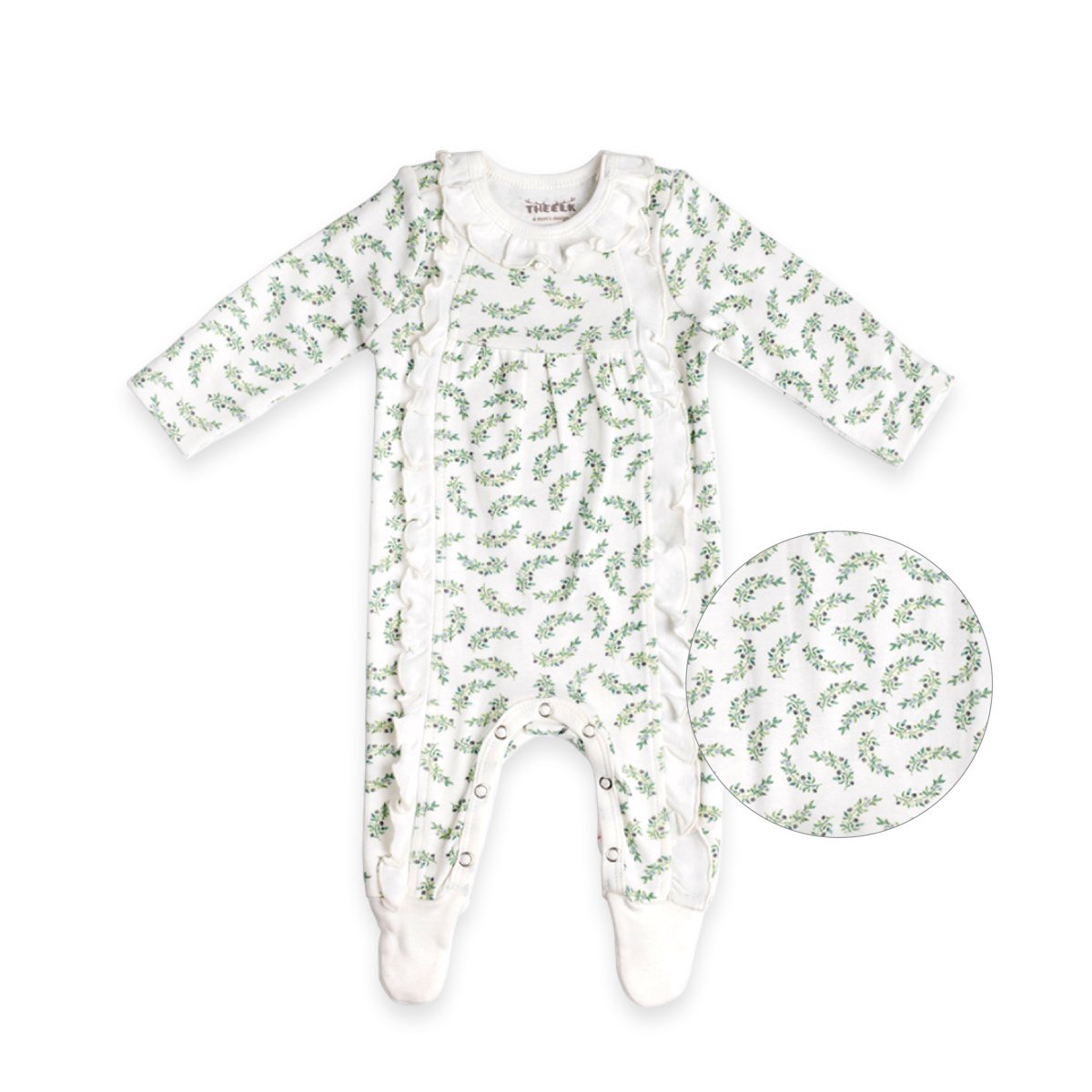 Green Leaf grow suit - The Elk Baby
